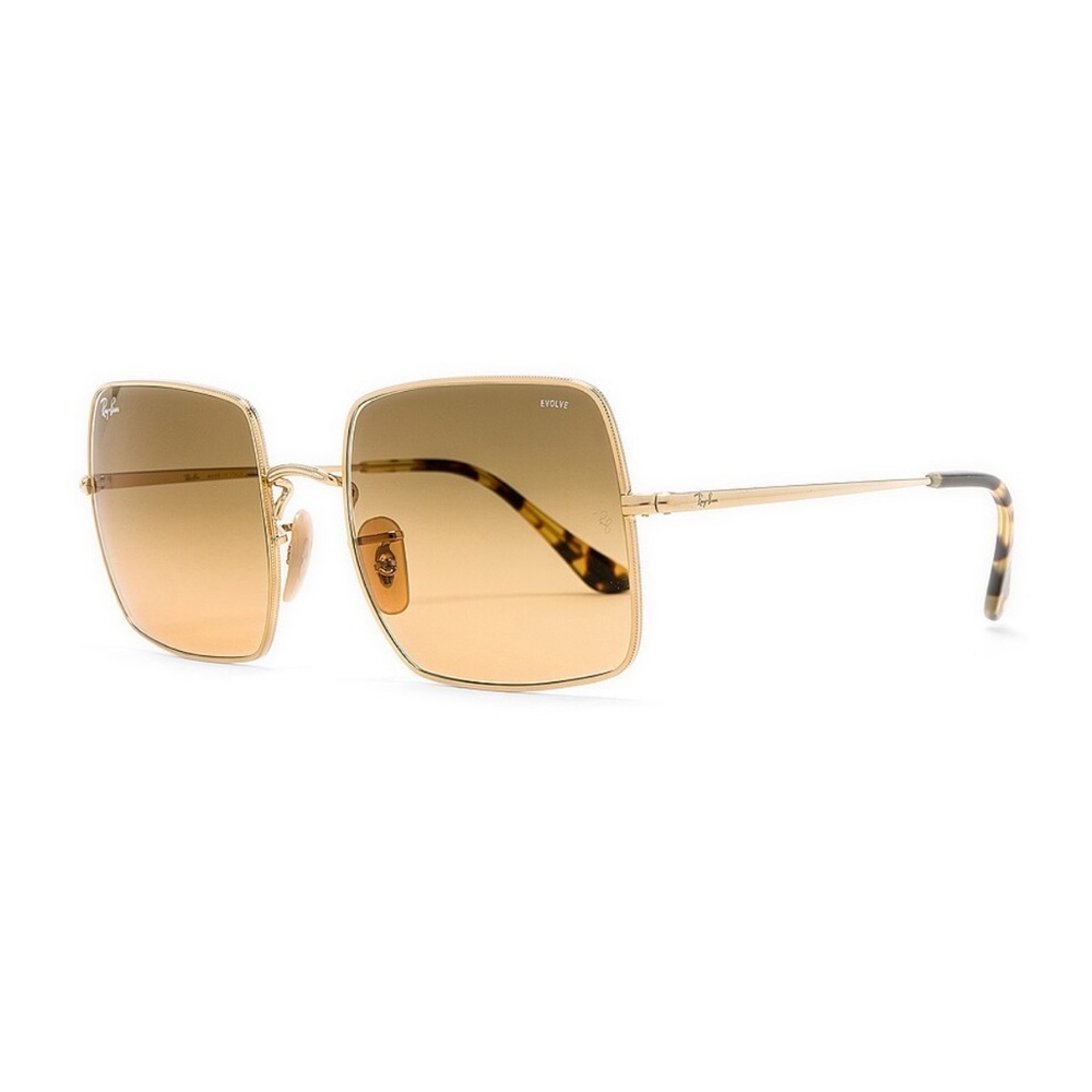 Ray-Ban Square Evolve in Gold & Gray Gradient Square 1971 No. 0RB1971 54 9150AC